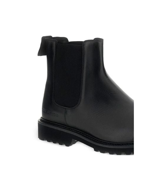 Common Projects Black Round-Toe Boots for men