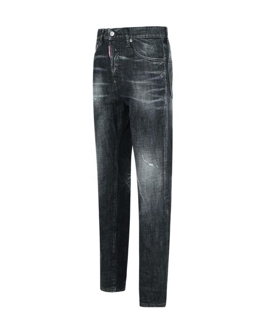 DSquared² Blue Easy Wash 642 Distressed Jeans for men