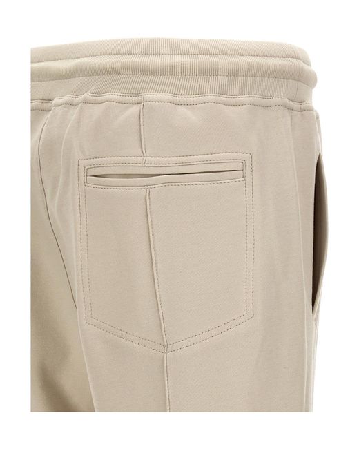 Brunello Cucinelli Natural Raised-Seam Track Pants for men