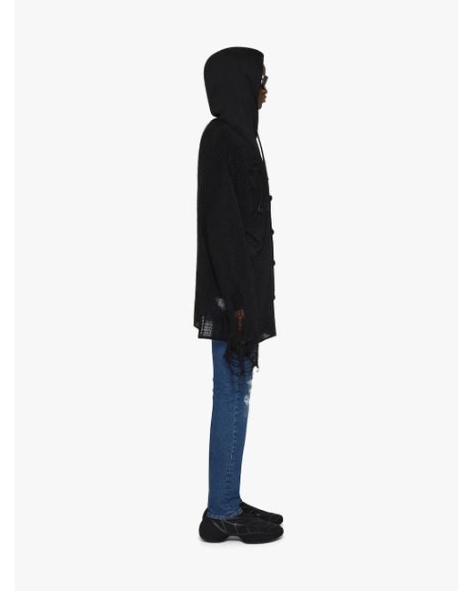 Givenchy Blue Slim Fit Destroyed Jeans for men
