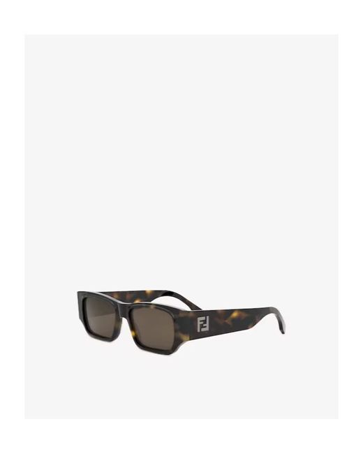 Fendi Multicolor Eyewear Square Frame Sunglasses for men