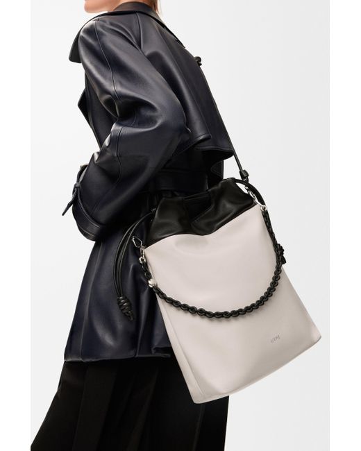 Loewe Black Flamenco Purse Tote Bag