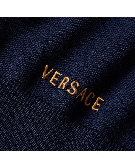 Versace Blue Short-Sleeve Shirt