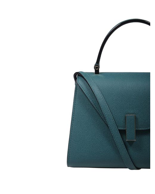 Valextra Green Iside Mini Shoulder Bag
