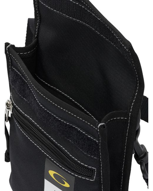 Balenciaga Black Logo Patch Crossbody Bag for men