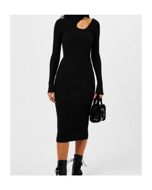 Anine Bing Black Long Sleeve Dress