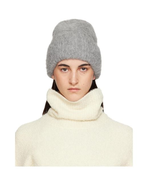 Totême  Gray Wool Hat