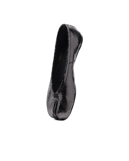 Maison Margiela Black Tabi Broken Mirror New Ballerinas