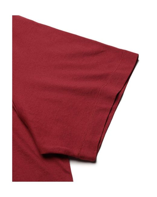 Zegna Red Logo-Print Short-Sleeve T-Shirt for men