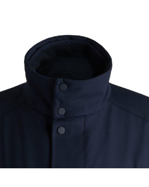 Boss Blue Solid Casual Jacket for men