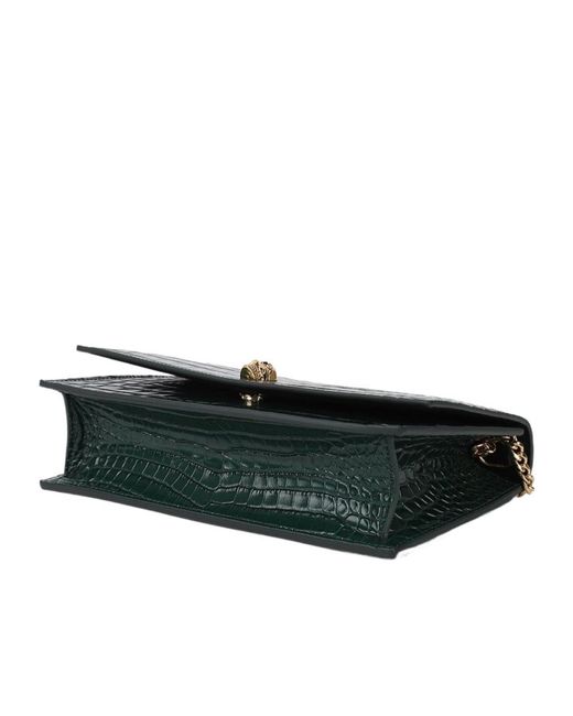 McQueen Green Top Handle Skull Bag
