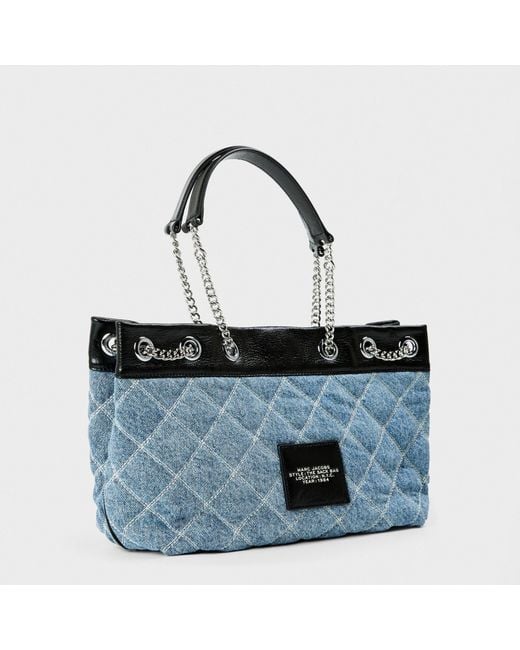 Marc Jacobs Blue Denim Chain-Link Handbag