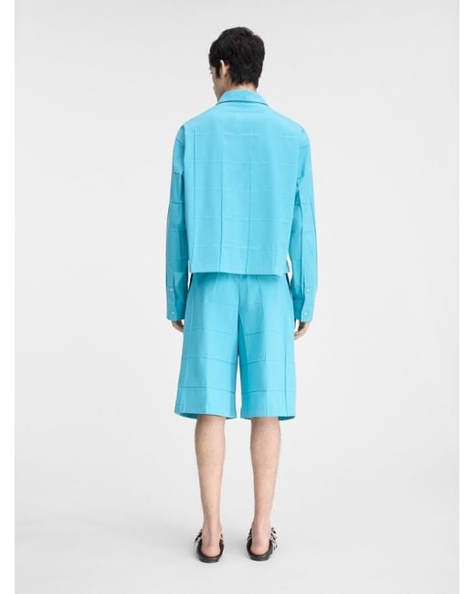Jacquemus Blue La Chemise Corto Shirt for men