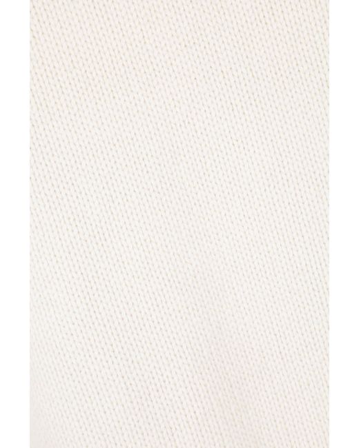 Chloé White Chloé Roll-Neck Knitted Jumper