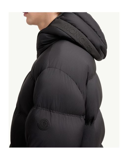 Moncler Black Poitevin Hooded Short Down Jacket for men