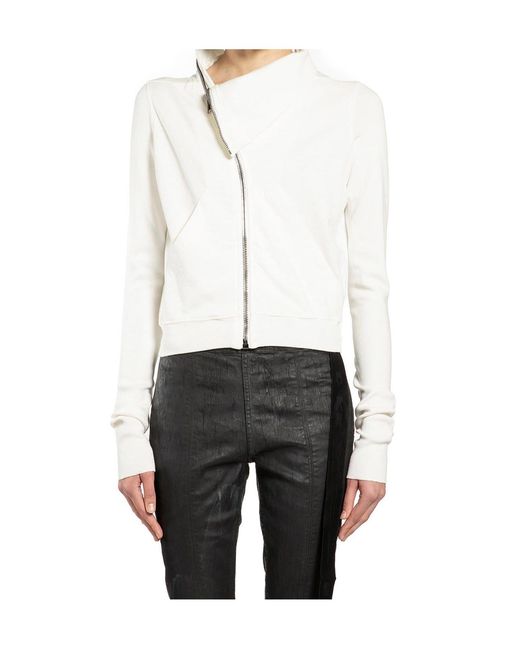 Rick Owens White Mountain Zip Sweater