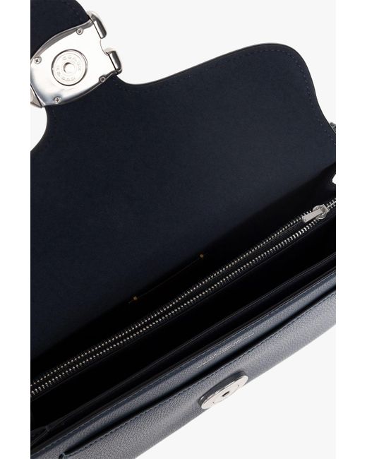 COACH Blue Tabby Logo Plaque Shoulder Bag