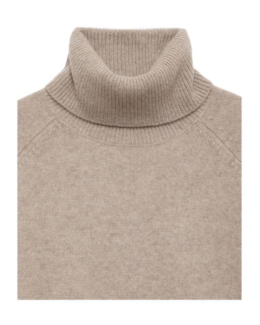 Anine Bing Gray Jackson Turtleneck Top