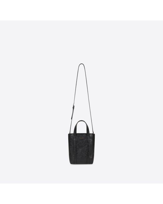 Balenciaga Black Barbes Small North-South Shopper Bag