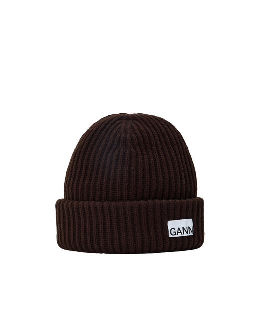 Ganni Multicolor Stylish Wool Hat