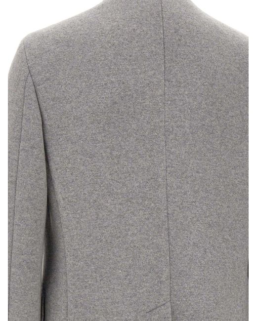 Fay Gray Herringbone Wool-Blend Coat for men