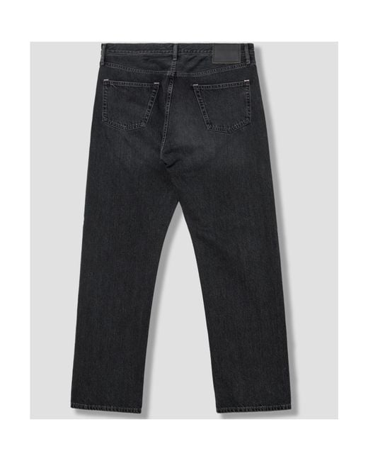 Acne Gray Straight-Leg Jeans for men