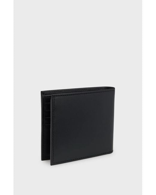 Boss Black Bi-Fold Leather Wallet
