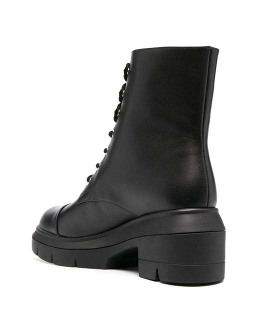 Stuart Weitzman Black High-Top Boots