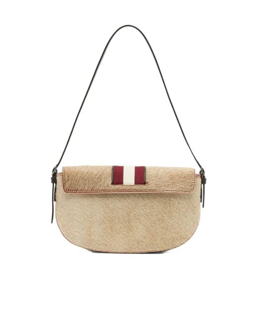 Bally Metallic Small Flap Shoulder Bag