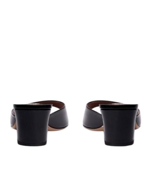 Paris Texas Black Lara Slip-On Mules