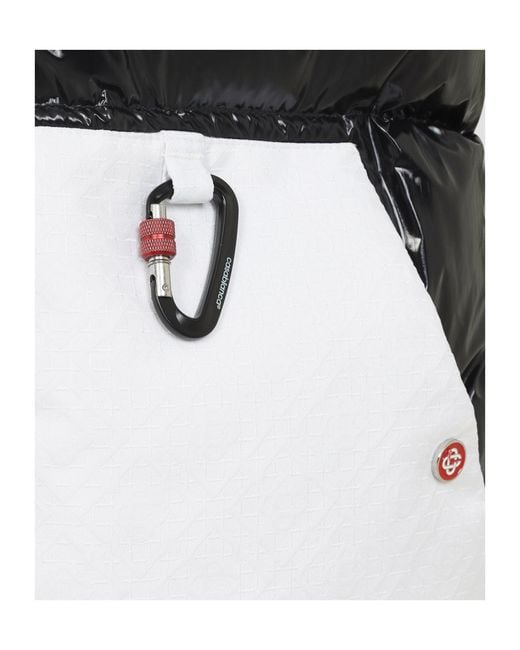 Casablanca White Logo-Patch Down Vest for men