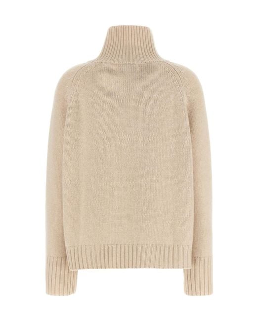 Be You Natural Cashmere Turtleneck Sweater