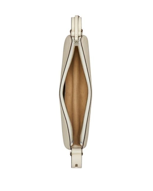 Tory Burch Natural Romy Half Moon Shoulder Bag