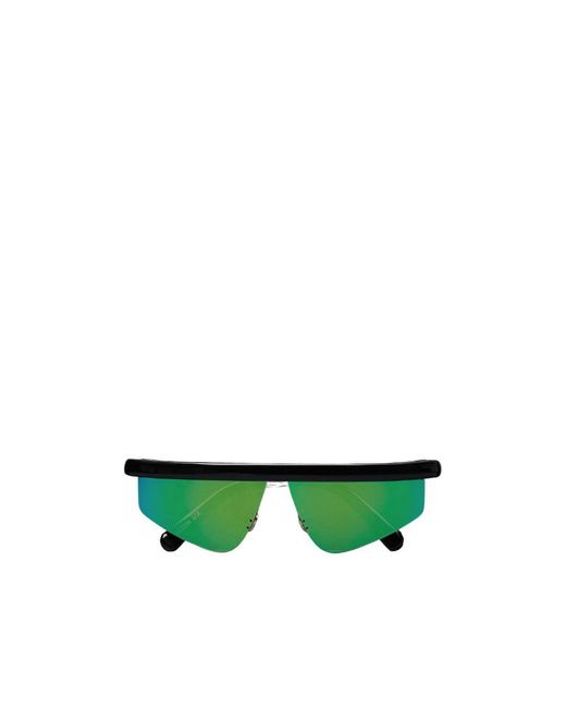 Moncler Green Orizon Rectangular Sunglasses for men