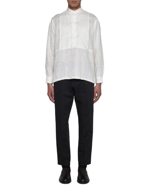 PT01 Black Pt Torino Rebel Cropped Tapered Pants for men