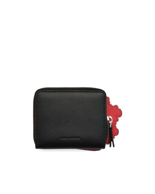 Marc Jacobs Red Popcorn Slim Compact Wallet