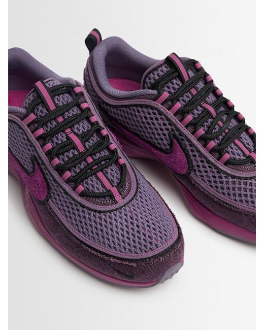 Nike Purple Air Zoom Spiridon Premium Sneakers for men