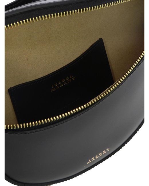 Isabel Marant Black Skano Studded Belt Bag
