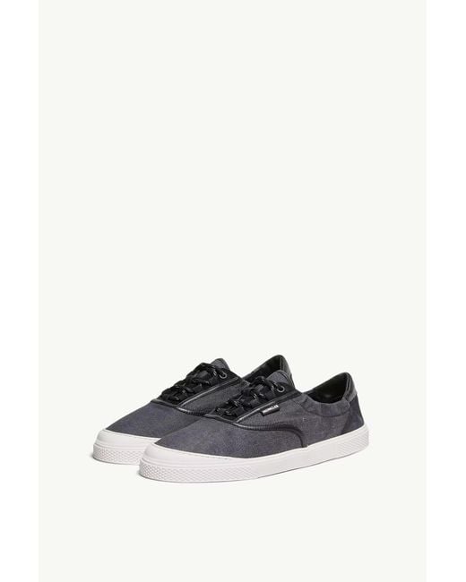 Moncler Black Vera Leisure Denim Sneakers