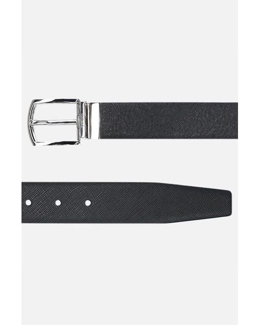 Prada White Reversible Belt for men