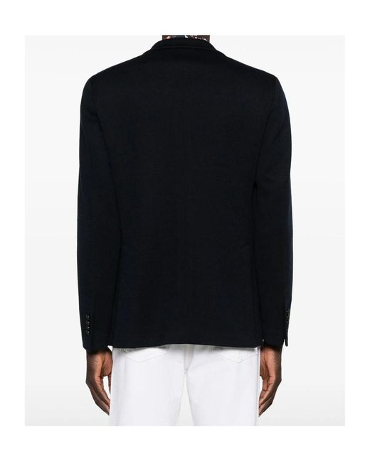 Tagliatore Black Long-Sleeved Jacket for men