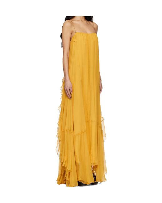 Chloé Yellow Sleeveless Dress
