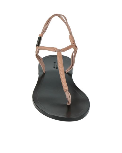 Isabel Marant White Minimalist Leather Sandals
