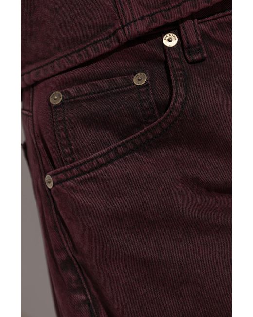 Rag & Bone Purple Jeans With Belt Loops