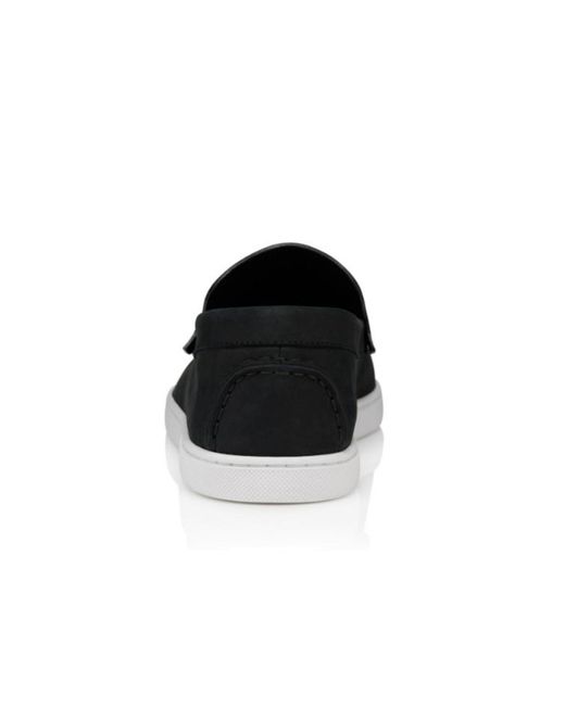 Christian Louboutin Black Round-Toe Loafers for men