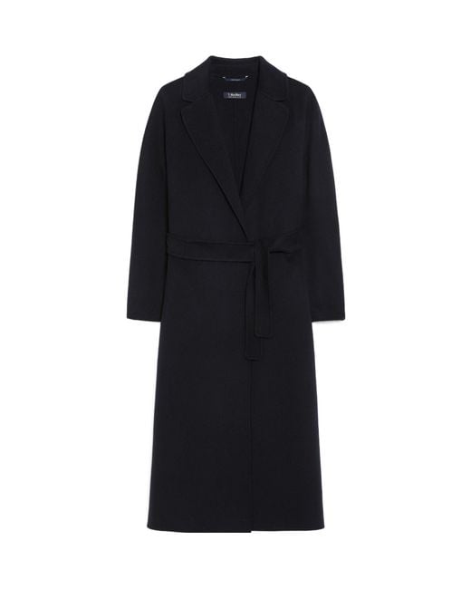Max Mara Black 'S Esturia Belted Coat