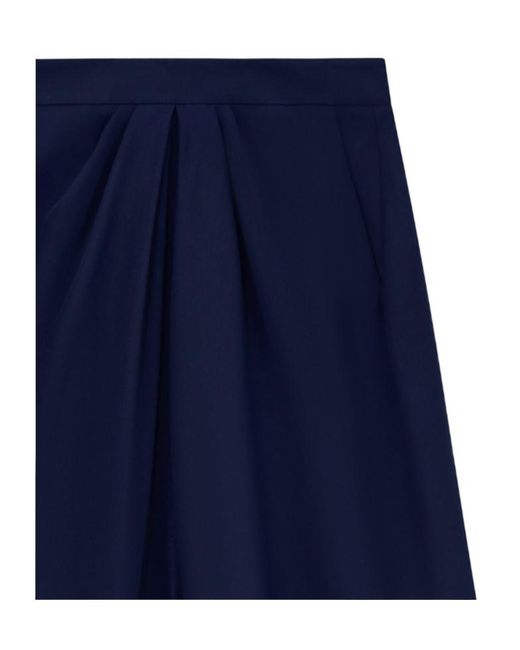 Giorgio Armani Blue High-Waisted Skirt