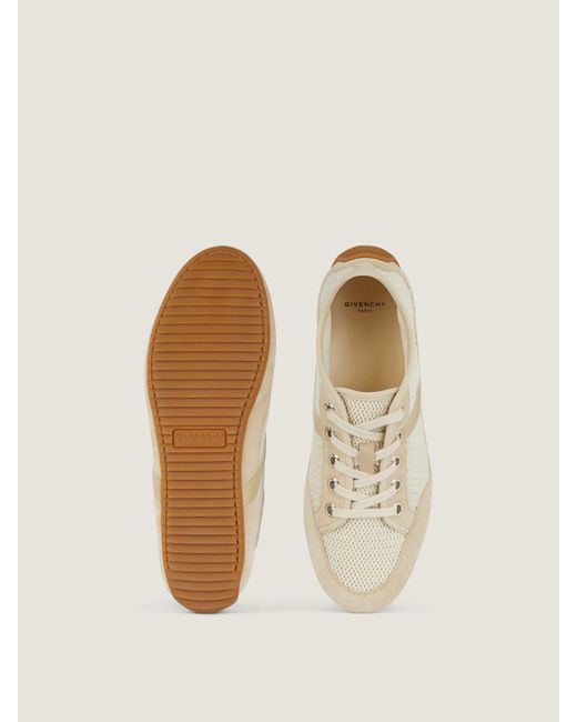 Givenchy White Mesh Slim Sneakers