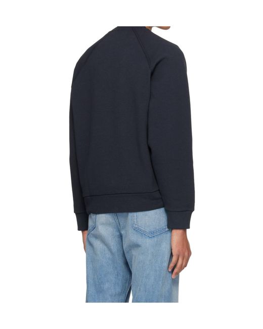 Boss Blue Salbo Tennis Club Graphic Sweatshirt for men