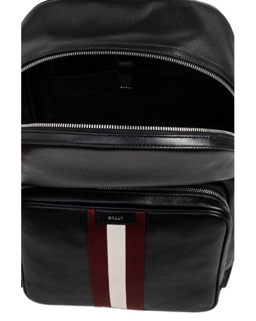 Bally Black Code Backpack for men